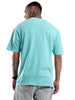 Aqua Crew Neck Patch T-Shirt