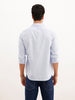 Classic Regular Fit Printed Shirt | Light Blue | WWSH9172F