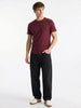 Essential Supima Crew Neck T-Shirt | Essential | Wine