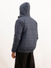 Solid Regular Fit Puffer Jacket | Navy Blue