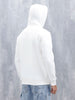 Men’s Solid Zip-Up Hoodie Sweatshirt | Snow White