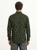 Slim Fit AOP Shirt | Olive