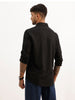 Slim Fit Solid Full Sleeve Shirt | Black | WSH02FSSL0273S