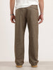 Loose Fit Linen Blend Parachute Trouser | Brown
