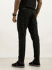 Solid Slim Cropped Denim Jeans | Black