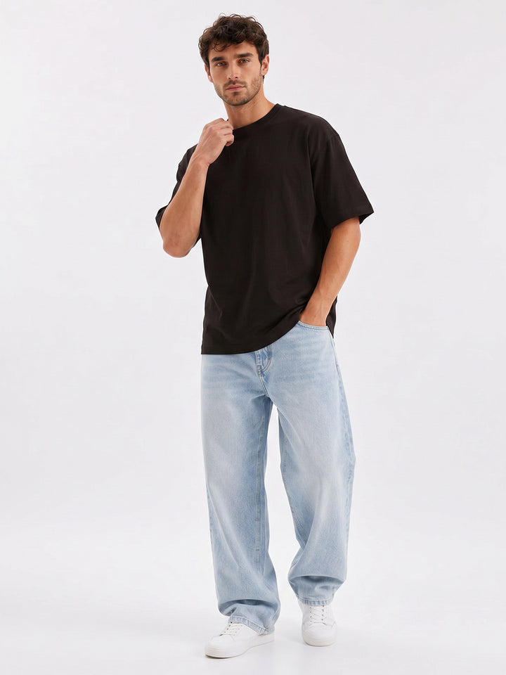 No Brainer Bounce Oversized T-Shirt |Black