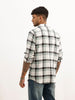 Slim Fit Checkered Full Sleeve Shirt | Teal