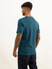 Slim Fit HD Printed T-Shirt | Teal