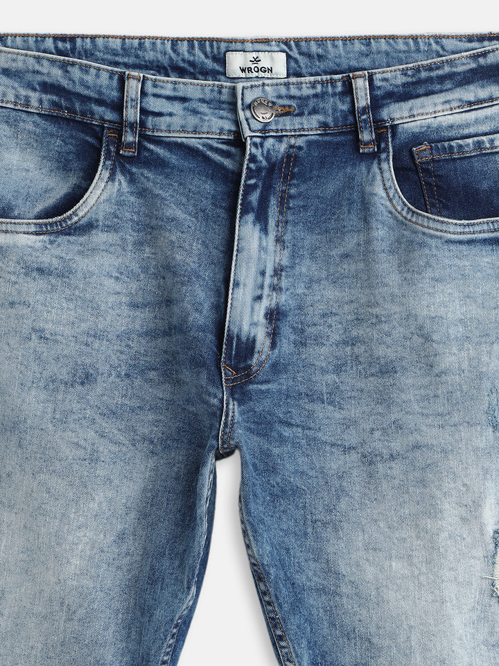 Vintage Washed Anti Fit Jeans | Blue