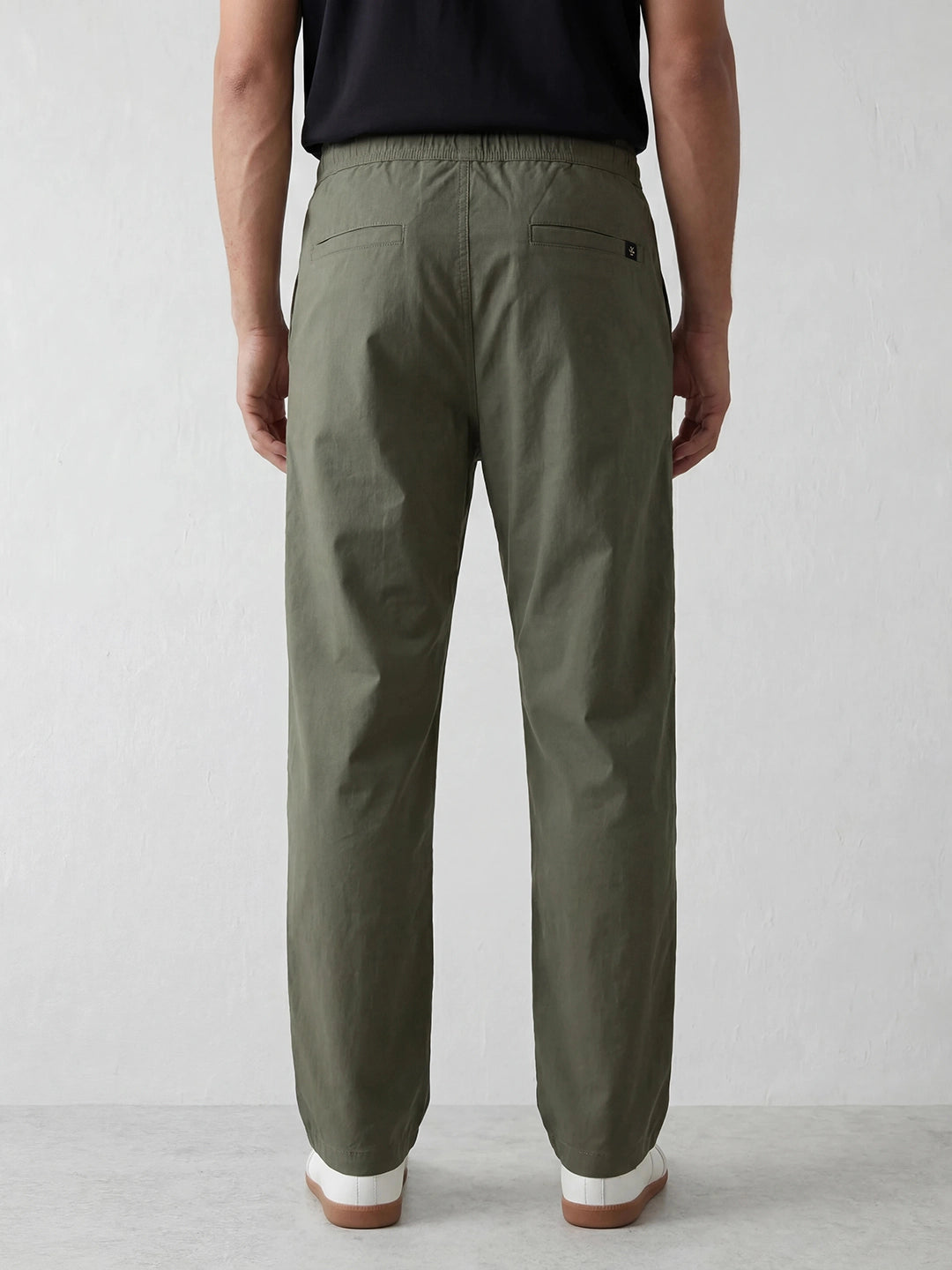 Loose Fit Track Pants | Olive