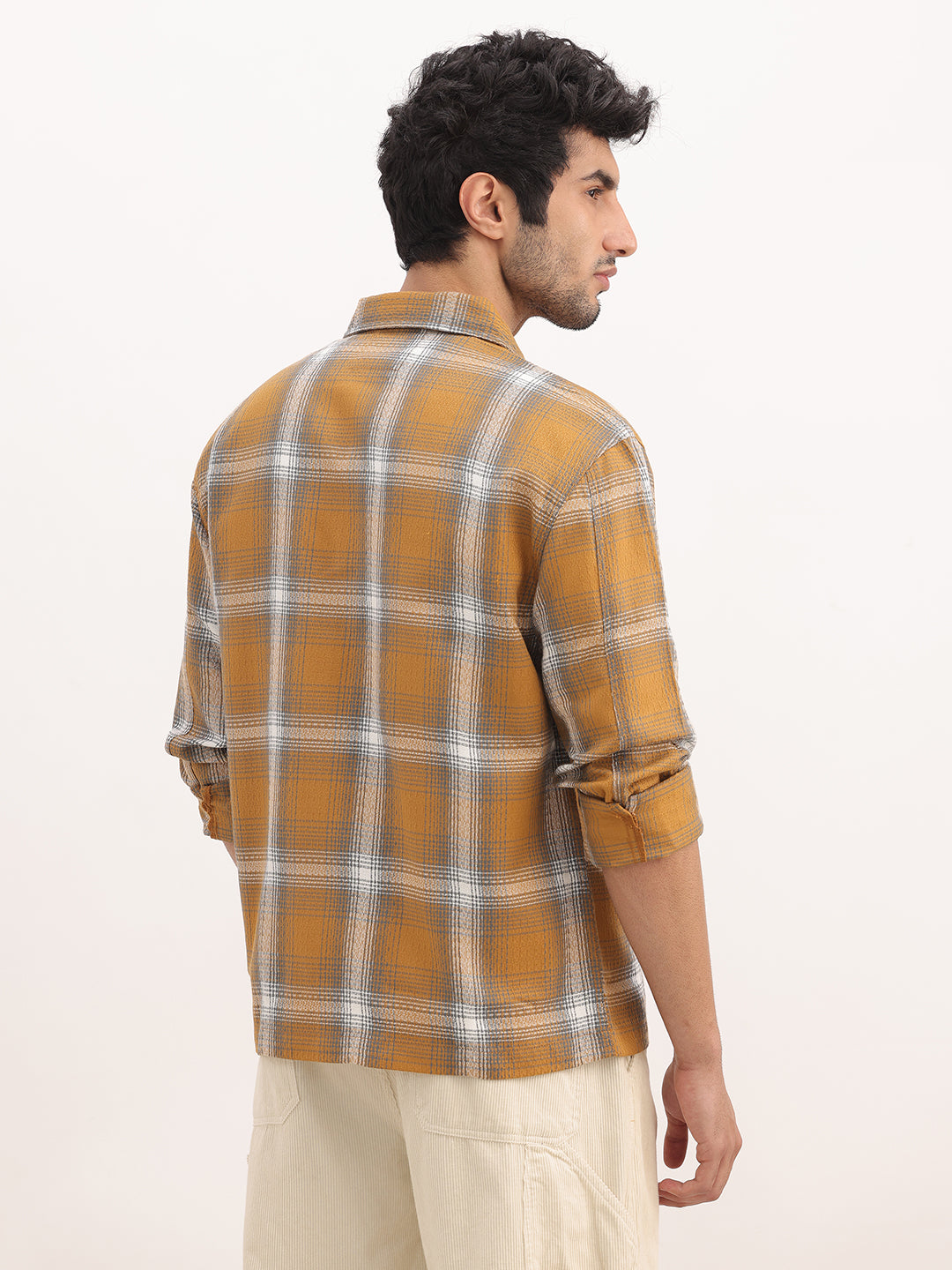 Classic Regular Fit Shacket | Brown