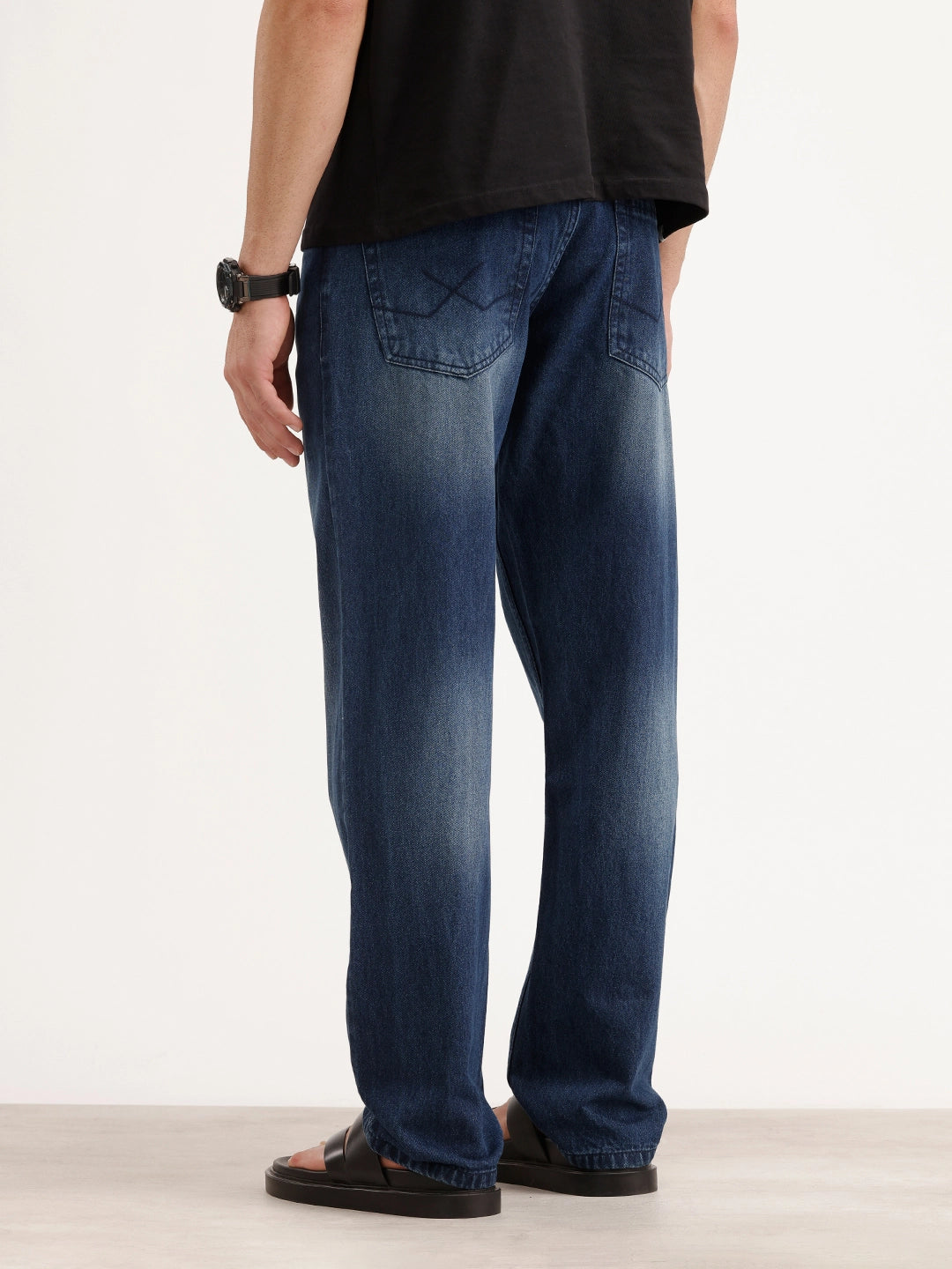 Solid Anti Fit Denim Jeans | Blue