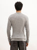 Solid Regular Fit Knitted Sweater | Brown