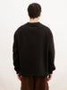 Solid Comfort Fit Sweatshirt | Black
