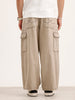 Baggy Cargo Fit Denim Jeans | Khaki