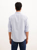 Solid Loose Fit Full Sleeve Shirt | Light Blue | WWSH9198F