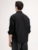 Comfort Fit Double Pocket Shirt | Black