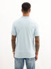 Solid Slim Fit Polo T-Shirt | Light Blue