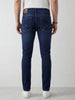 Solid Slim Fit Denim Jeans | Dark Blue