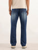 Faded Regular Fit Denim Jeans | Blue