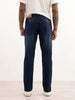 Solid Slim Fit Denim Jeans | Dark Blue