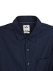 Solid Navy Slim Fit Casual Shirt