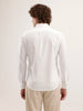 Solid Regular Fit Full Sleeve Shirt | White