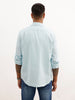 Solid Regular Fit Full Sleeve Shirt | Light Green