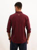 Regular Fit AOP Fill Sleeve Shirt | Maroon
