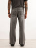 Bootcut Fit Solid Denim Jeans | Grey