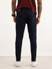 Solid Skinny Crop Fit Denim Jeans | Dark Blue