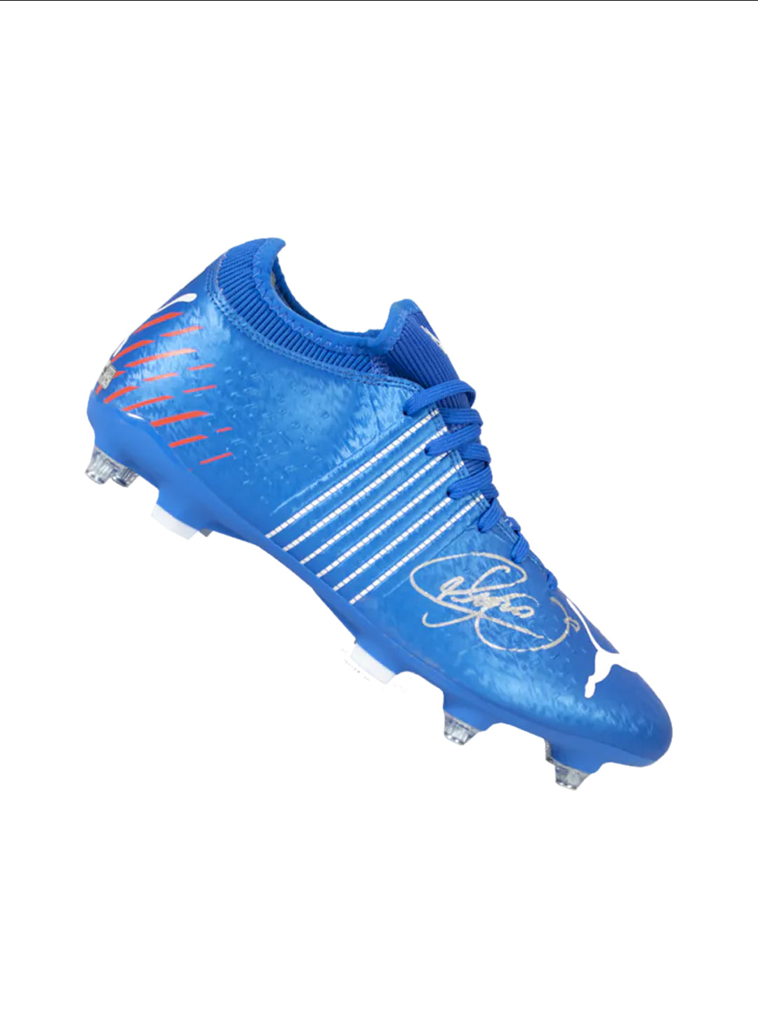Lionel Messi & Neymar Jr Signed Boots In Bubble Frame