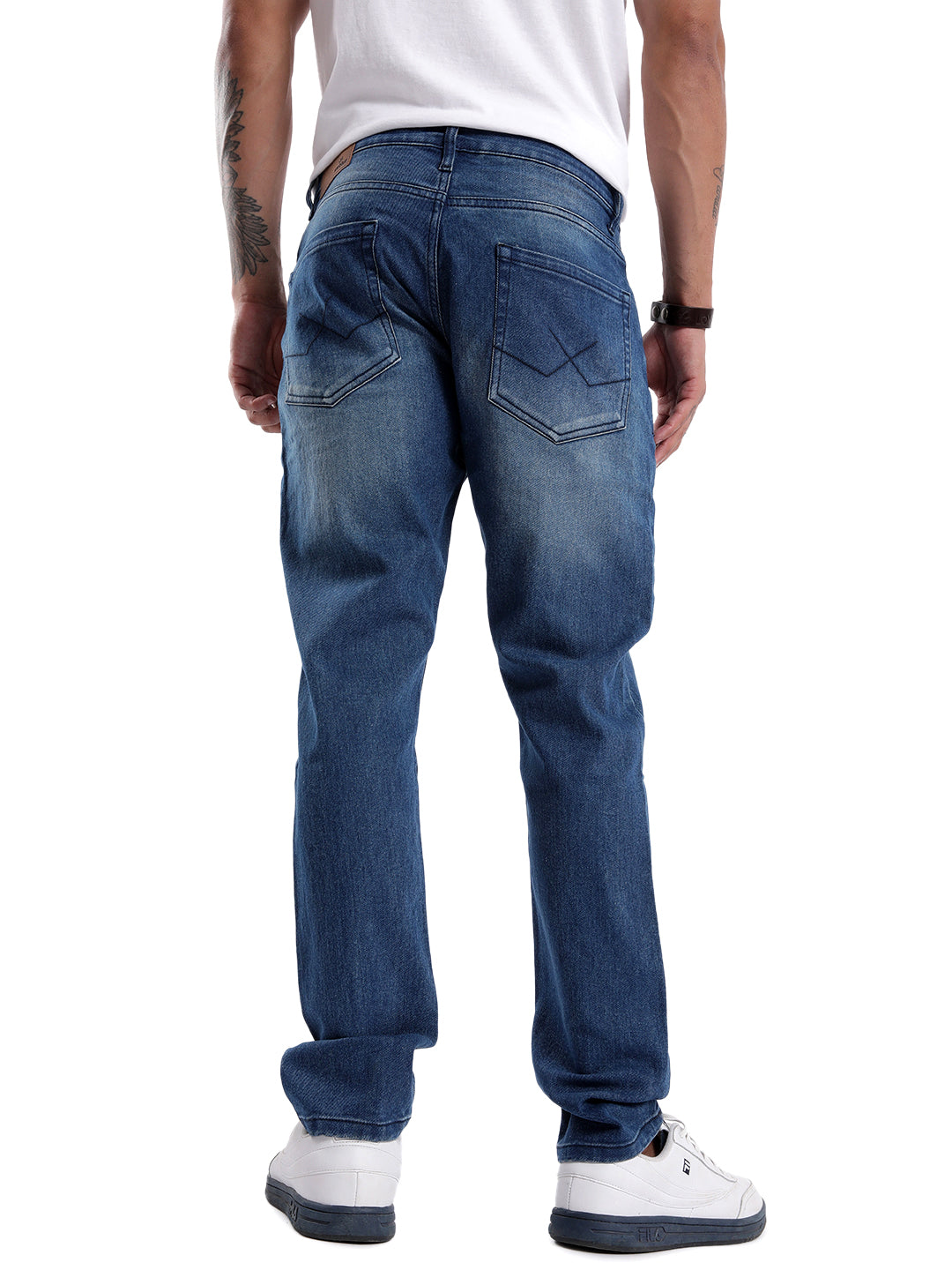 Elite Blue 5 Pocket Slim Fit Jeans