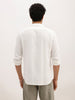 Classic Slim Fit Textured Shirt | White