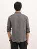Solid Slim Fit 100% Tencel Shirt | Dark Grey