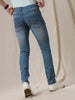 Stretchable Blue Faded Jeans