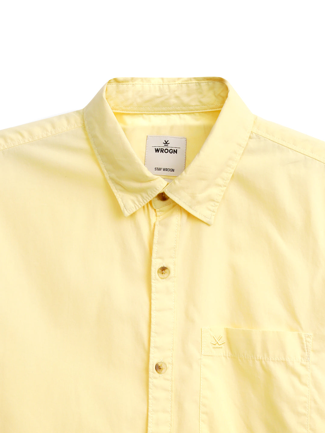 Yellow Poplin Classic Shirt