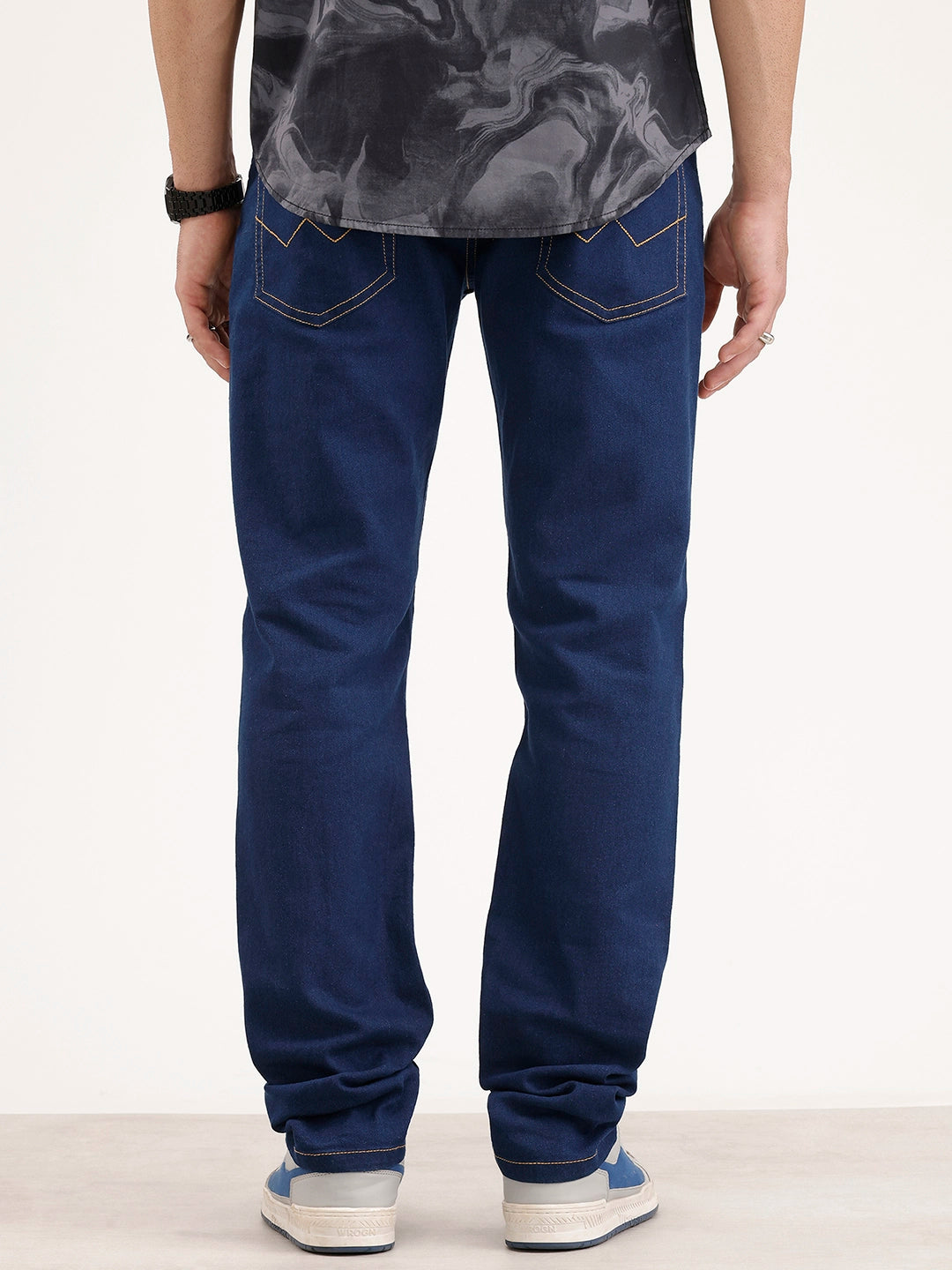 Slim Fit Denim Jeans | Dark Blue