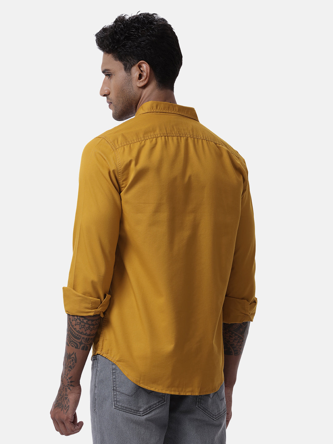 Basic Mustard Classic Shirt