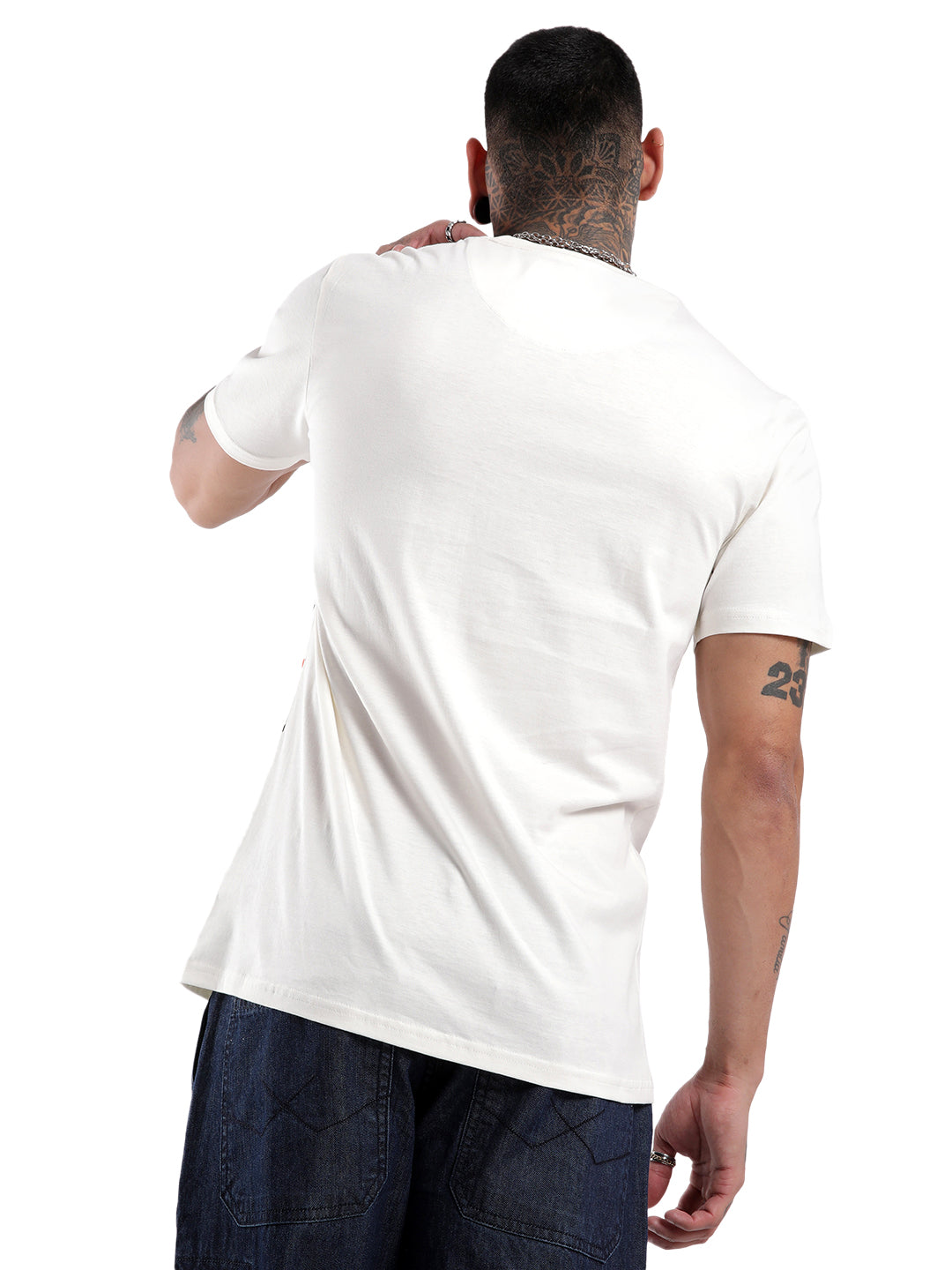 Wrogn Splash Slim Fit T-Shirt