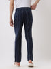 Striper Navy Drawstring Trouser