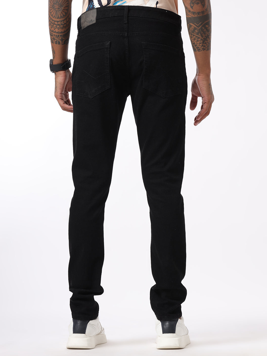 Classic Black Slim Tapered Jeans