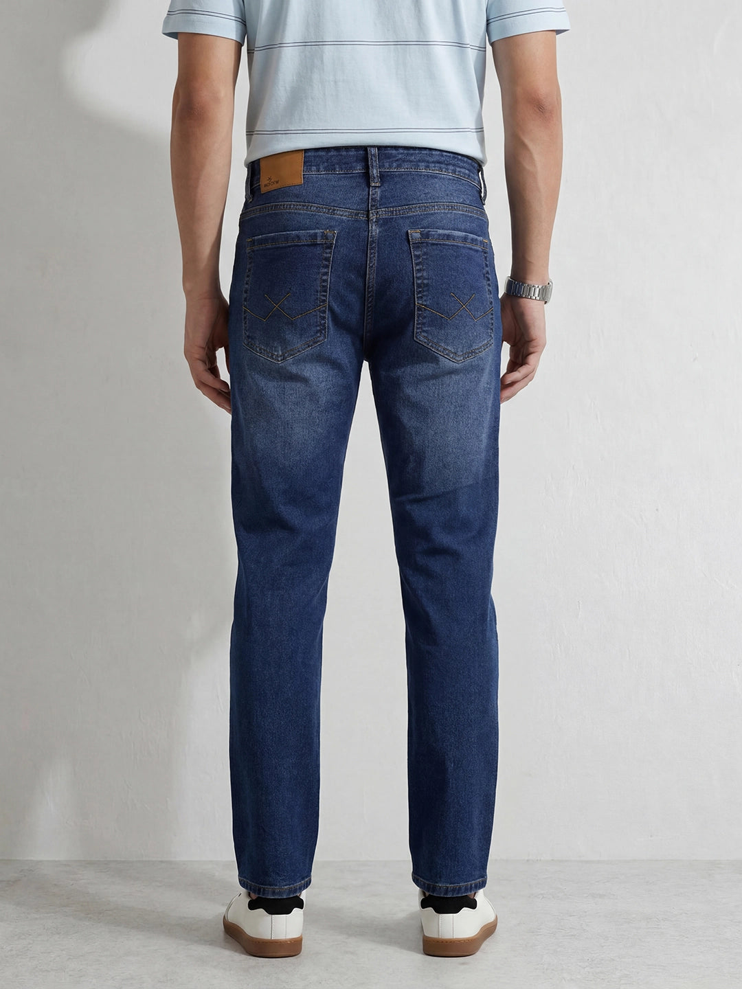 Faded Anti Fit Denim Jeans | Blue