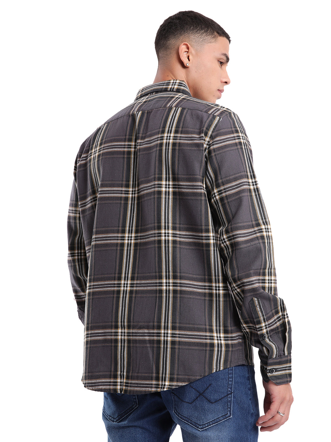 Grey Lines Elite Checked Shirt