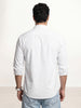 Solid Slim Fit Full Sleeve Shirt | White
