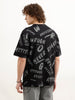 Oversized AOP T-Shirt | Black