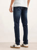 Faded Slim Fit Denim Jeans | Blue