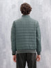 Men's Quilted Zip-Up Puffer Jacket | Dark Green