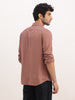Solid Slim Fit Full Sleeve Shirt | Light Brown