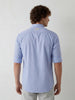 Solid Slim Fit Full Sleeve Shirt | Light Blue